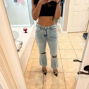 Frame Denim Women's Sky Blue Jeans